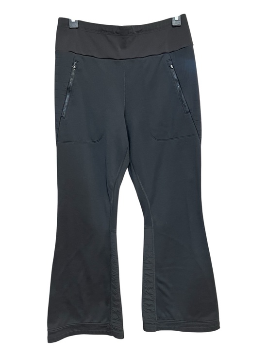 Athleta Pants - EUC Athleta Peak Hybrid Fleece Flare Black Pants | Size Medium